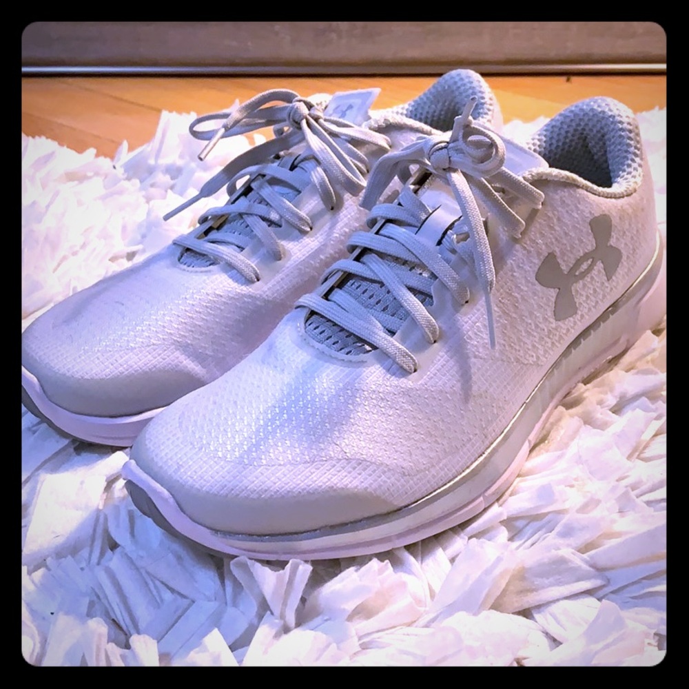 UA charged running shoes